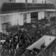 Immigrants in line to be checked.